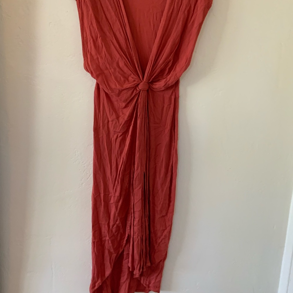 Burnt orange dress